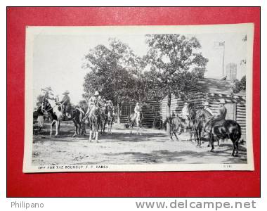 - Oklahoma > Bartlesville   --Off For The Roundup   --F.P. Ranch Vintage Wb-  Ref  591 - Bartlesville