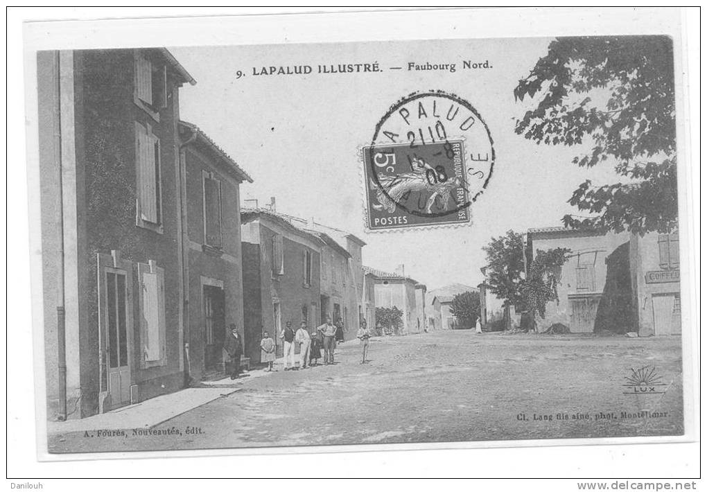 84 // LAPALUD  Faubourg Nord  N° 9  ** - Lapalud