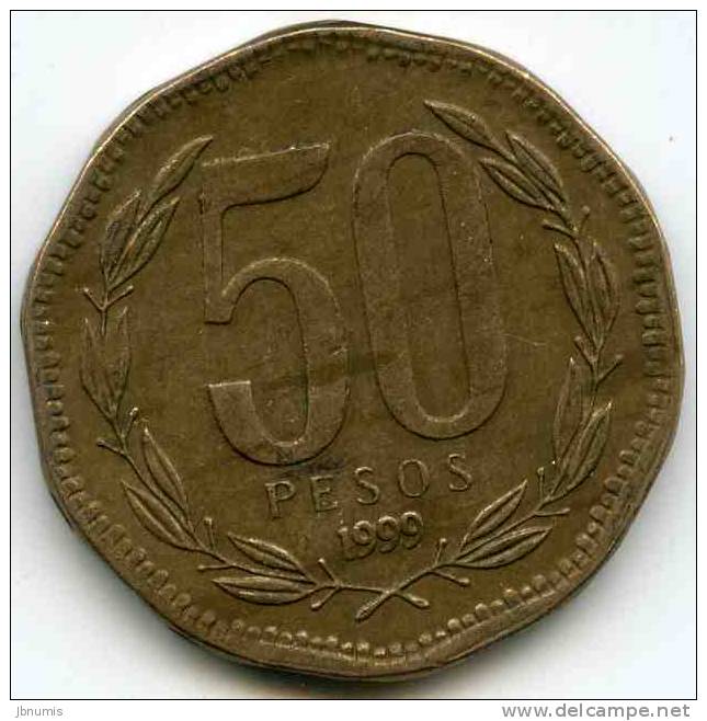 Chili Chile 50 Pesos 1999 KM 219.2 - Chile