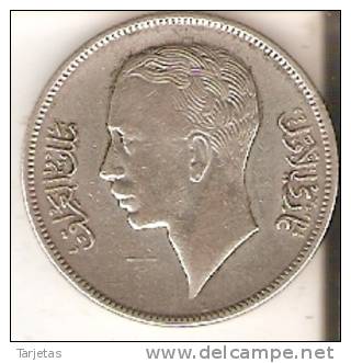 MONEDA  DE PLATA DE IRAQ DE 50 FILS DEL AÑO 1938 (COIN) SILVER-ARGENT - Iraq