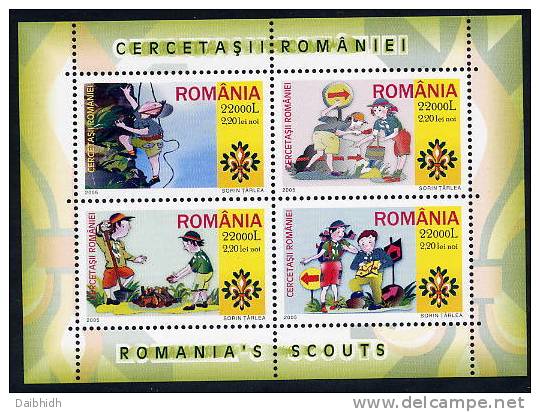 ROMANIA 2005 Scouting Block  MNH / **. Michel Block 357 - Blocks & Sheetlets