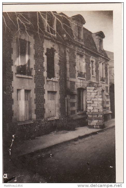 Photo Juillet 1916 SAINT-WAAST (près Bavay) - Une Habitation (A15, Ww1, Wk1) - Autres & Non Classés