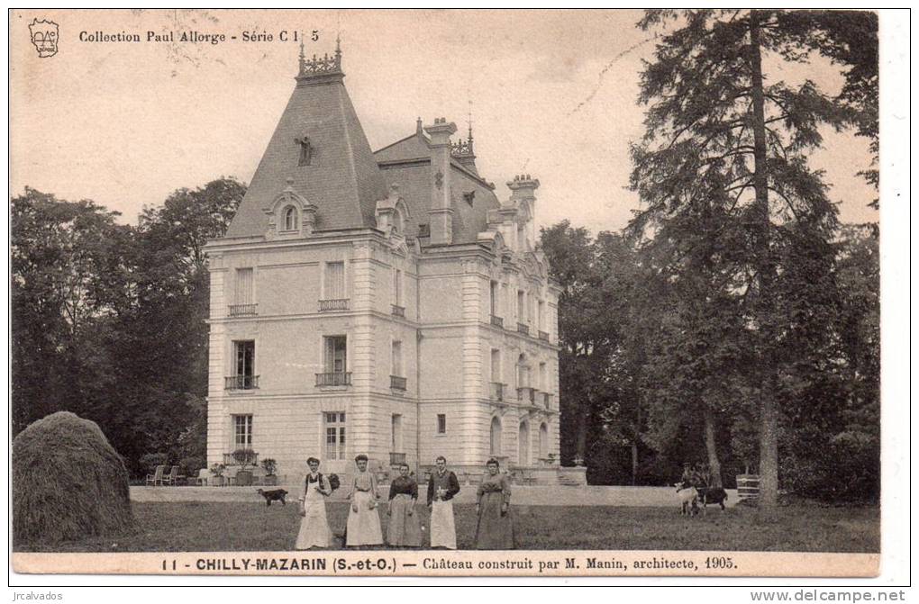 CHILLY-MAZARIN  91  - Le Château  Recto-verso - Chilly Mazarin