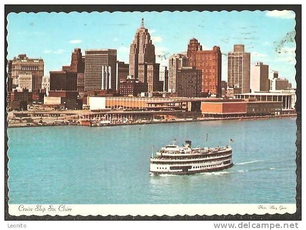 DETROIT Cruise Ship STE. CLAIRE Michigan 1972 - Detroit