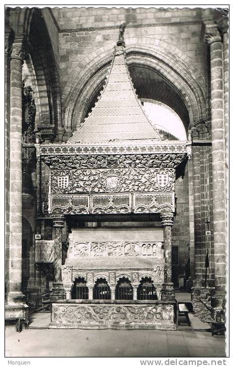 Postal AVILA. Basilica De San Vicente. Tumbas De Los Santos - Ávila