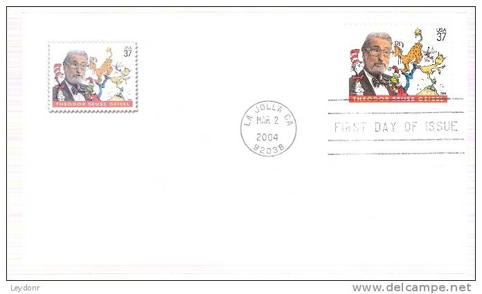 FDC Theodor Seuss Geisel - 2001-2010