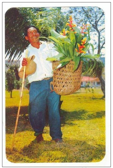 Flower Vender Of El Valle,Panama,1940-60s - Panama