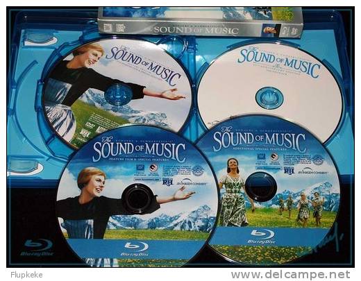 The Sound Of Music La Mélodie Du Bonheur 45th Anniversary Blu-ray All Zone + DVD Zone 1 Coffret Limited Edition - Musicals