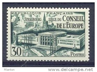 FRANCE - Yv. Nr 923 - Conseil De L´Europe à Strasbourg - MNH** (kleefresten/adhérences)  - Cote 9,50 € - Ungebraucht