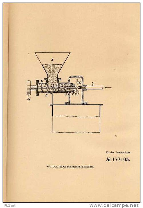Original Patentschrift - Société Métallurgique Procédés De Laval In Brüssel , 1904 , Zerteilung Von Pulver !!! - Machines