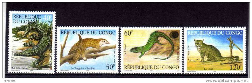 CONGO  2006   MNH   -  " FAUNE  SAUVAGE "  -   4 VAL. - Nuovi