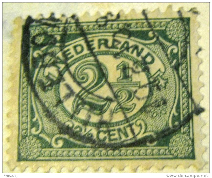 Netherlands 1898 Numeral 2.5c - Used - Used Stamps