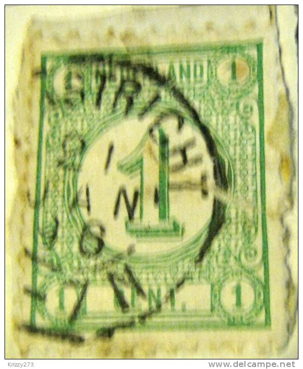 Netherlands 1876 Numeral 1c - Used - Gebruikt