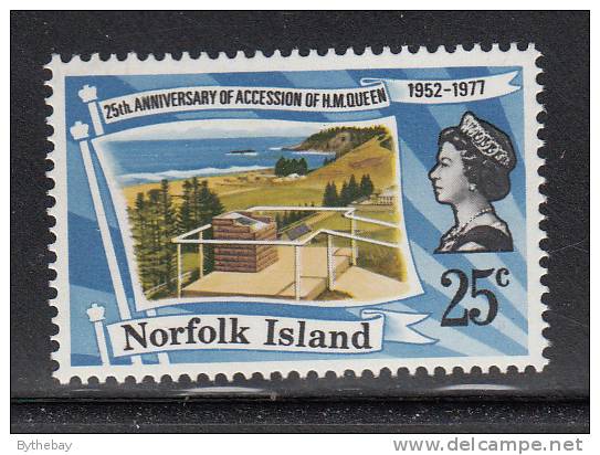 Norfolk Island MNH Scott #218 25c 25th Anniversary Of Reign Of Queen Elizabeth II - Ile Norfolk