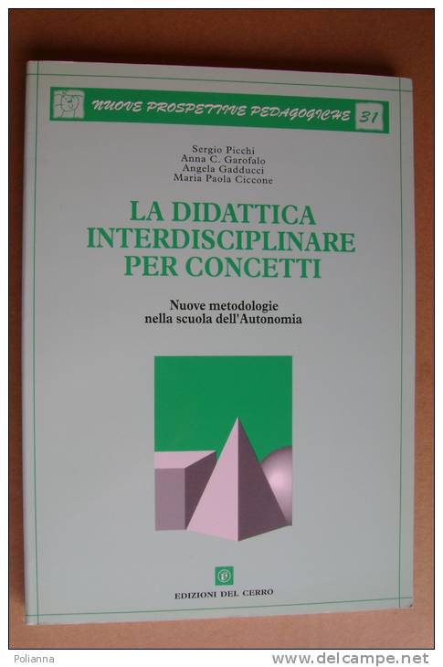 PBG/19 LA DIDATTICA INTERDISCIPLINARE PER CONCETTI Del Cerro I Ed.1999/pedagogia - Medecine, Psychology