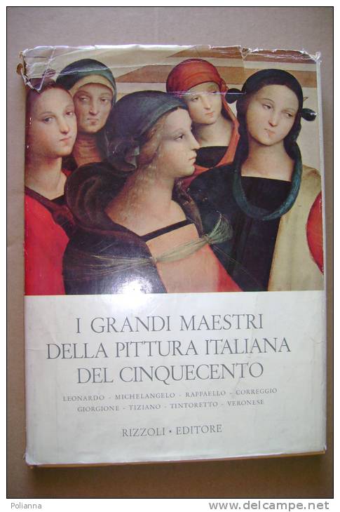 PBG/25 MAESTRI DELLA PITTURA ITALIANA DEL ´500 Rizzoli 1957/Leonardo/Raffaello/Giorgione/Veronese - Arts, Antiquity