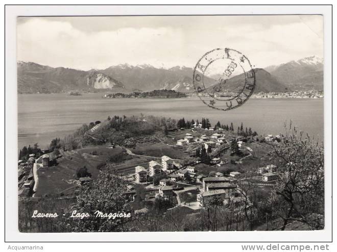 LAVENO - Lago Maggiore - Cartolina FG BN V 1956 - Altri & Non Classificati