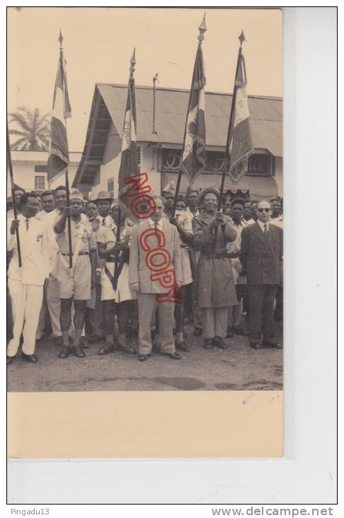 Photo Dominique Douala Cameroun 14 Juillet 1956 FFL Forces Françaises Libres - Guerre, Militaire