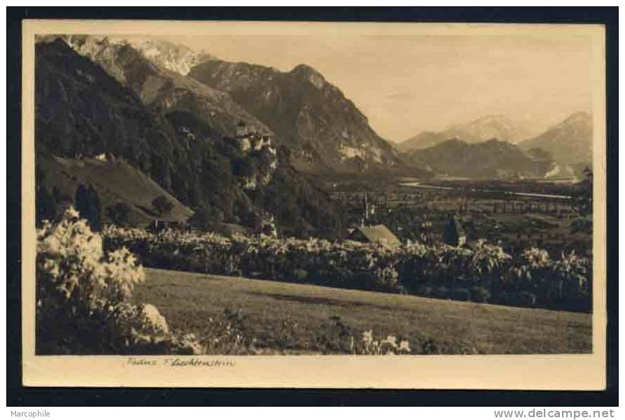 LICHTENSTEIN - SCHAAN / 1935 CARTE POSTALE RECOMMANDEE POUR ZAGREB (ref 2971) - Lettres & Documents