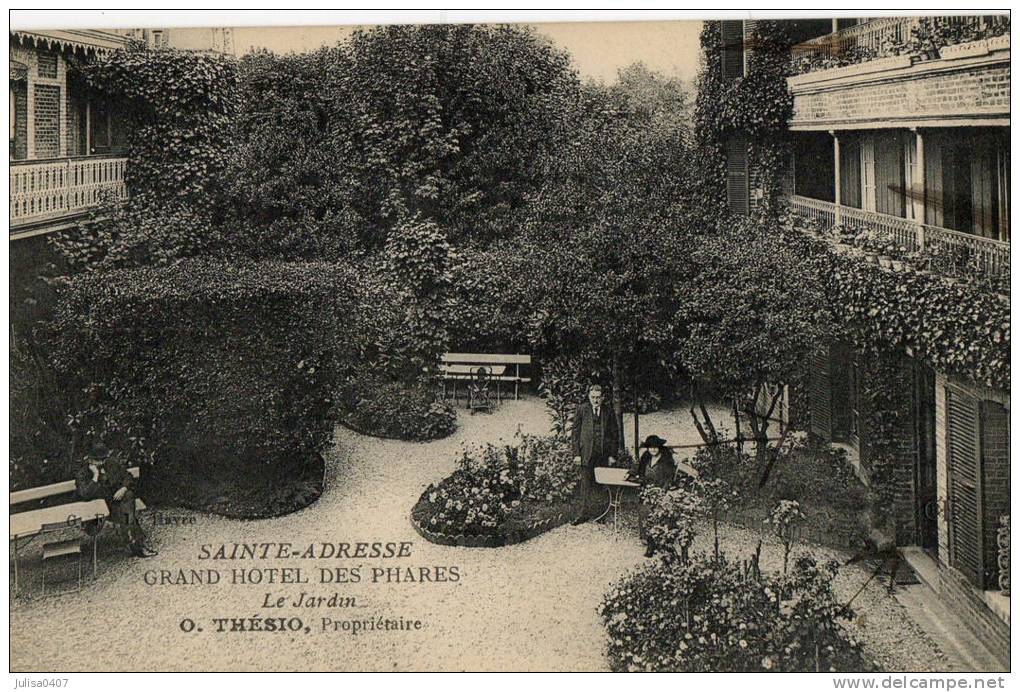 SAINTE ADRESSE (76) Grand Hotel Des Phares Vue Du Jardin - Sainte Adresse