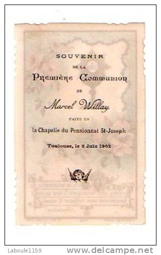 IMAGE PIEUSE Bouasse : "O Dieu De Miséricorde Recevez Avec Miséricorde..." Souvenir Marcel Willay St Joseph Toulouse - Andachtsbilder