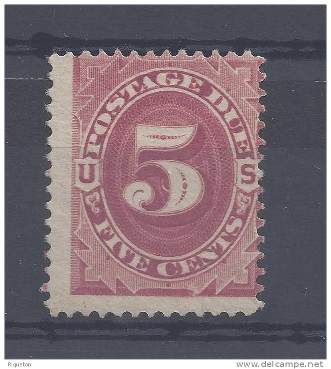 ETATS-UNIS  -  1891/93 - TAXE  N° 18 , X , TB  - - Taxe Sur Le Port