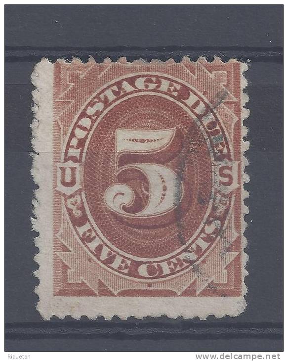 ETATS- UNIS 1879-  TAXE N° 4 , OBLITERE , B . - Taxe Sur Le Port