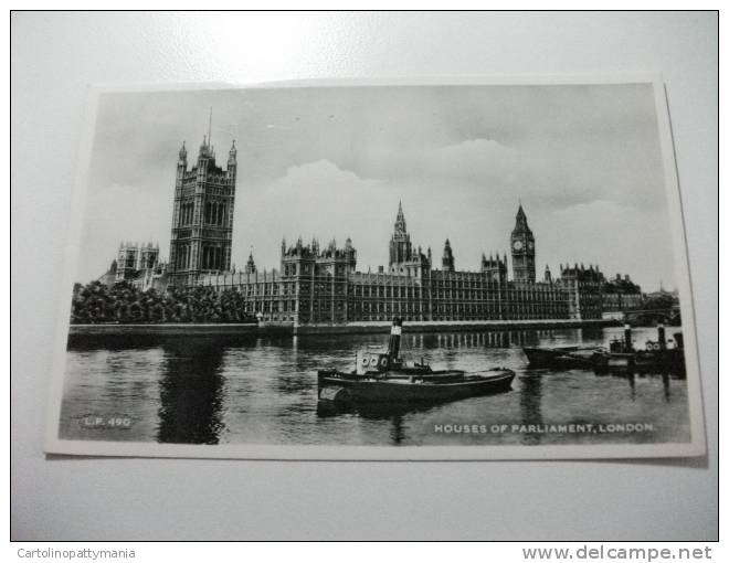 Londra Rimorchiatore Houses Of Parliament  London - Sleepboten