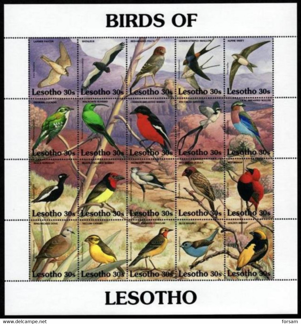 LESOTHO..1992..Michel # 945-964...FULL LEAF...MNH. - Lesotho (1966-...)