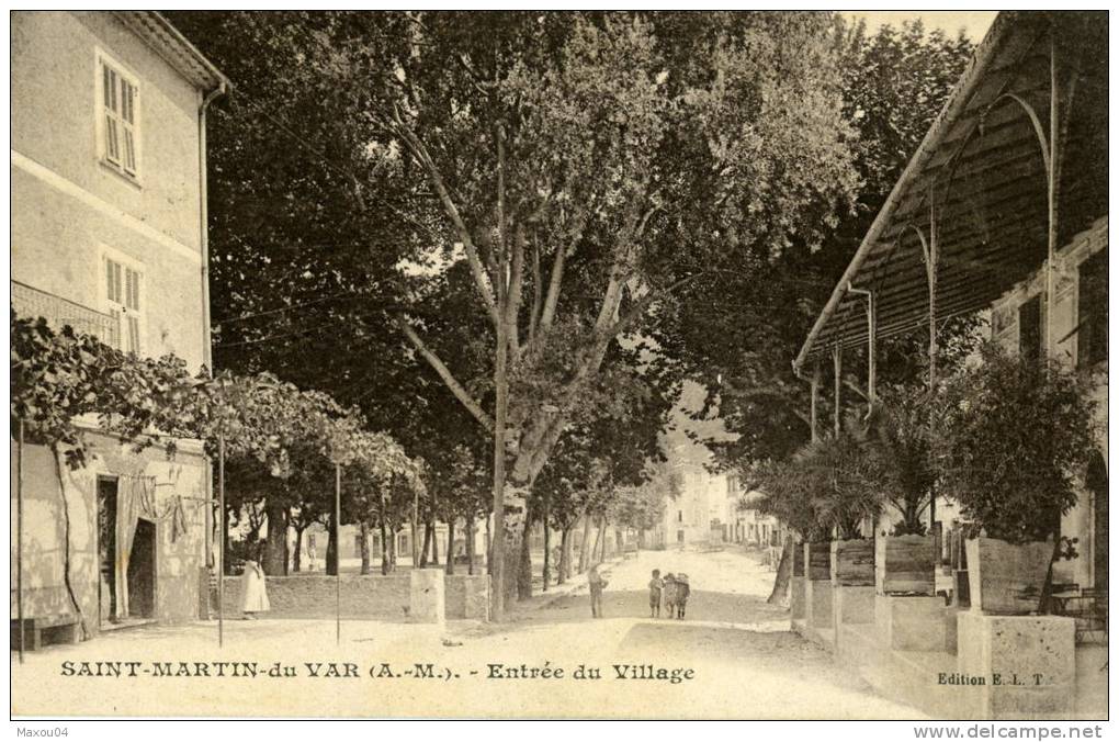 Alpes Martimes - Saint  Martin Du Var - Entrée Du Village - Saint-Jean-Cap-Ferrat