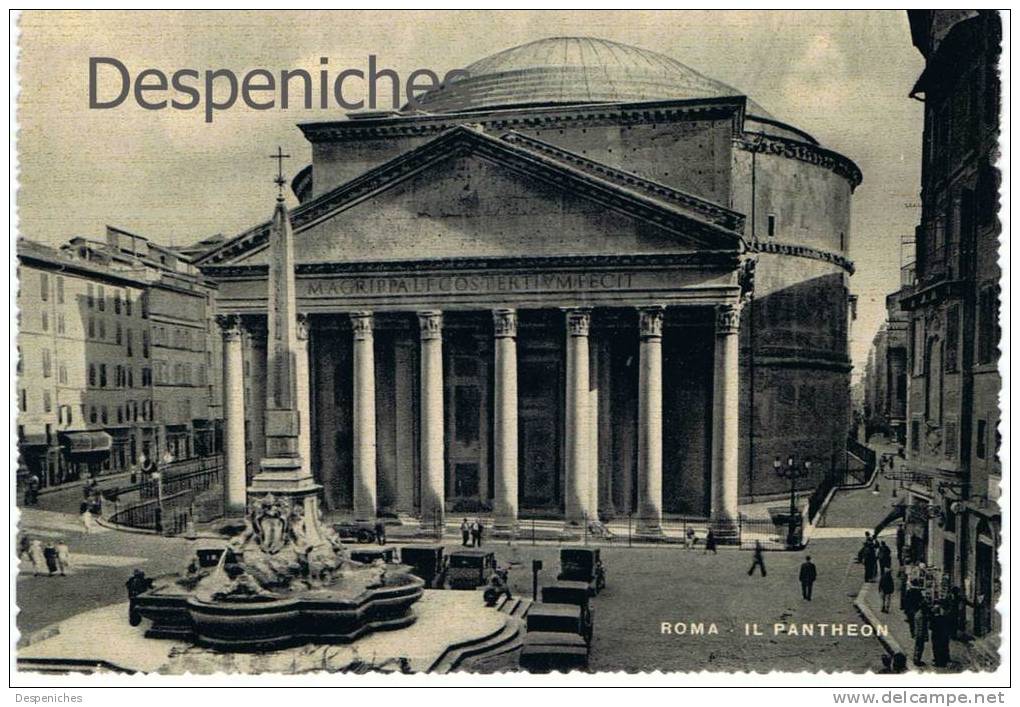 Roma (Rome)  Il Pantheon - Animé - Pantheon
