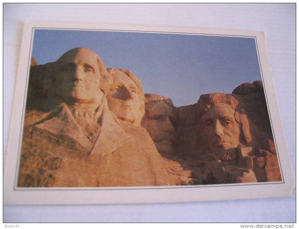 LES TETES DE QUATRE PRESIDENTS. - Mount Rushmore