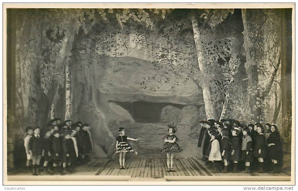 3 Carte Photo - Enfants Et Le Théâtre - TBE - 4 Scans - Autres & Non Classés