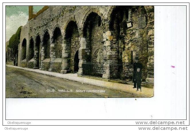 OLD WALLS SOUTHHAMPTON PERSONNAGES 1905 TOP - Southampton