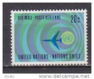 H0377 - UNO ONU NEW YORK AERIENNE N°13 ** - Airmail