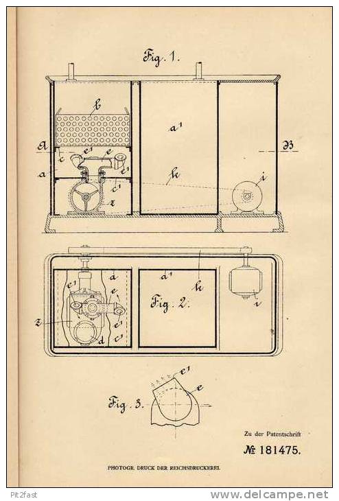 Original Patentschrift - Kummler & Co In Aarau , 1906 , Geschirr - Reinigungsmaschine , Geschirrspüler !!! - Machines