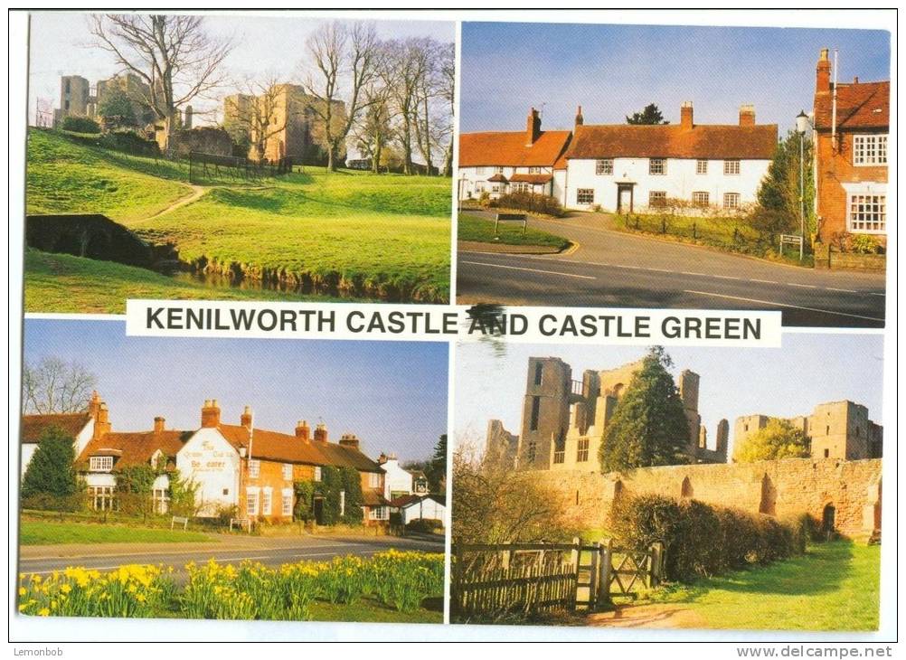 UK, Kenilworth Castle And Castle Green, Used Postcard [10627] - Autres & Non Classés