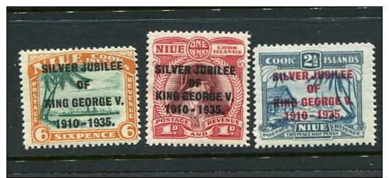 Niue Scott #67-9 Mint Hinged - Niue