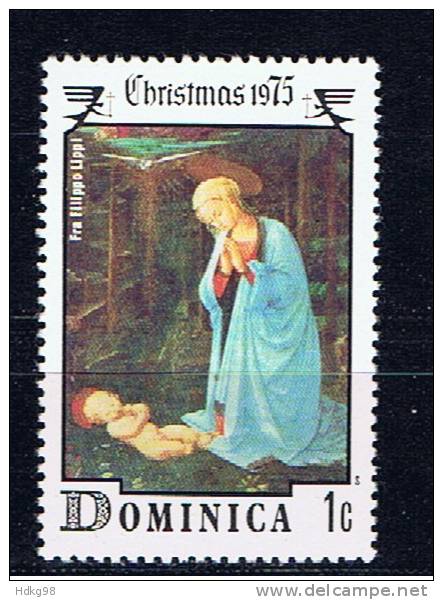 WD+ Dominica 1975 Mi 447 Mnh Weihnachten - Dominica (...-1978)