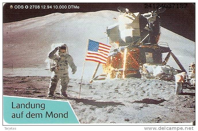 TARJETA DE ALEMANIA DE UN ASTRONAUTA - Astronomie