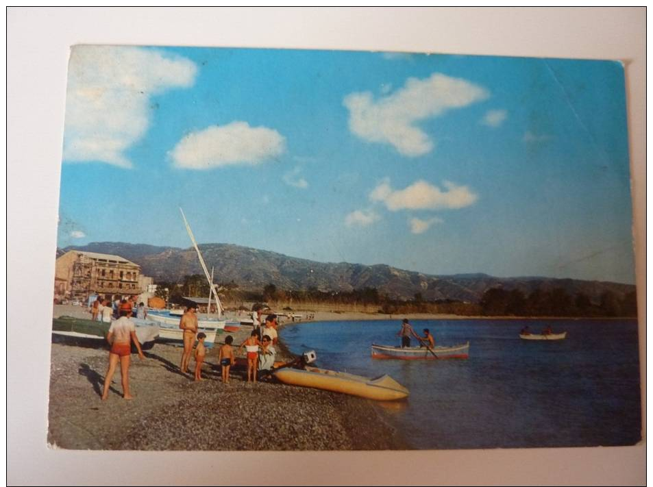 Cartolina Viaggiata "Riviera Delle Zagare - CATONA DI REGGIO CALABRIA - La Spiaggia" 1973 - Other & Unclassified