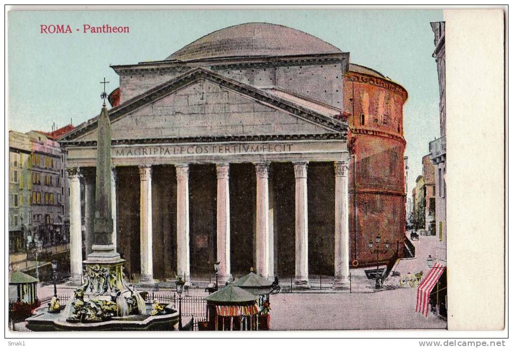 ITALIA ROMA PANTHEON CARTOLINA - Pantheon