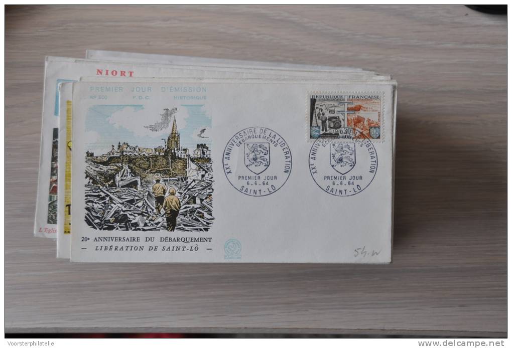 3 ++ FRANKRIJK FRANCE 1964 FDC / CARD ++  ++ SEE PICTURE - 1960-1969