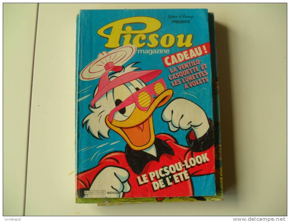 Ancien PICSOU 174 Le Cadeau N´est Pas Présent ..;( Fiche Pour Faire La Casquette Et Les Lunettes.)  COMPLET SINON .. - Picsou Magazine