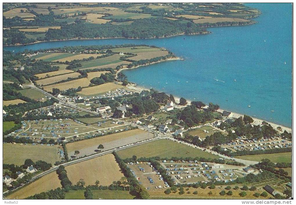 Kerleven - Les Campings Et La Plage - Fotret Fouesnant - Port La Foret - L' Anse Saint Laurent - Autres & Non Classés