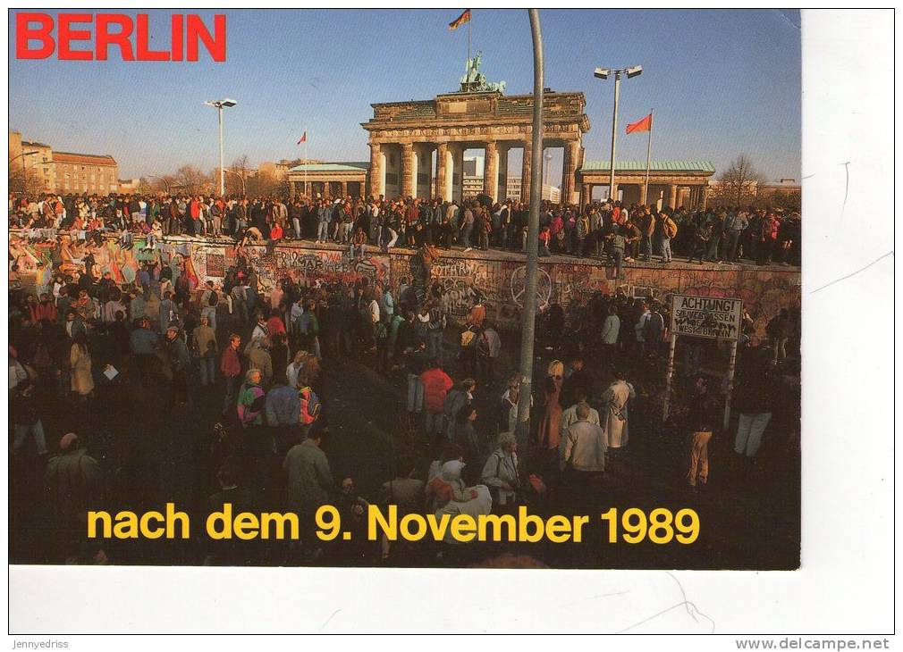 BERLIN   , Caduta Del Muro 9 Novembre 1989 - Berlijnse Muur