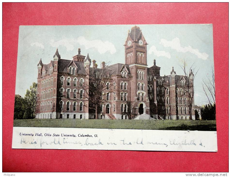 OH - Ohio > Columbus   Ohio State University  1907 Cancel-----      -----    Ref 594 - Columbus