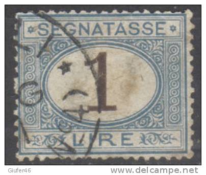 Regno 1870 - SEGNATASSE - 1 L. - Sassone N. 11 - Usato - Taxe