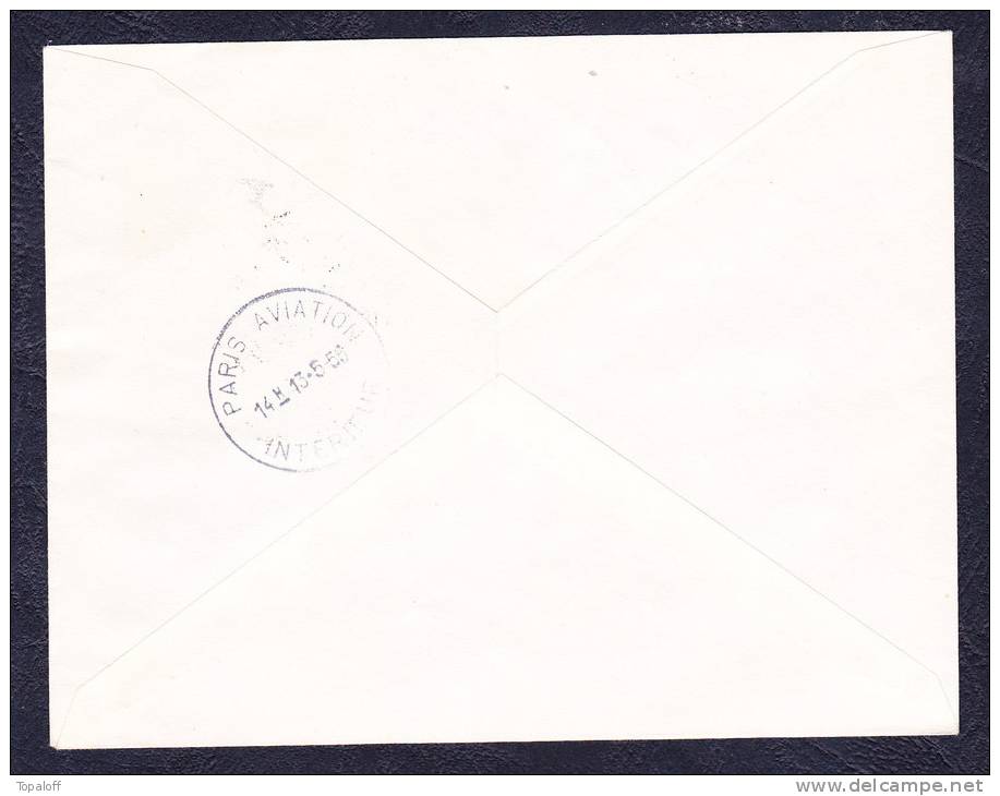 AOF Enveloppe 25eme Anniv. De La 1er Liaison Saint Louis Natal Jean Mermoz 1930 - Covers & Documents