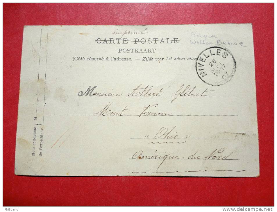 Belgium > Walloon Brabant  Biis Seigneur Isaac  1907 Cancel No Stamp   Ref 594 - Autres & Non Classés